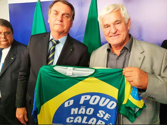 Galvan tentou colar sua imagem em Bolsonaro, mas no teve apoio do ento presidente na disputa pela vaga no Senado em MT
