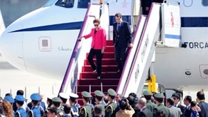 Dilma Rousseff chega a Pequim.